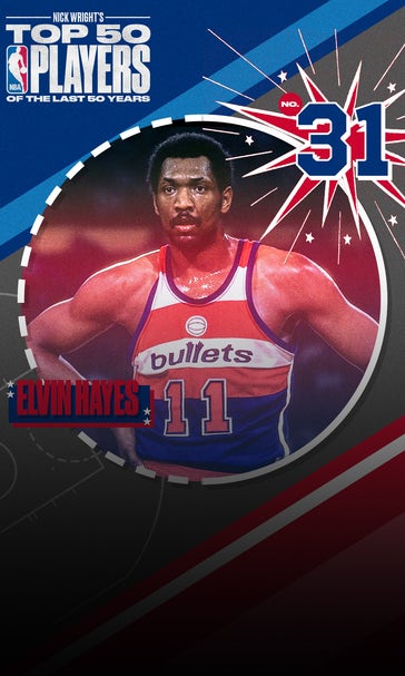 Top 50 NBA players from last 50 years: Elvin Hayes ranks No. 31